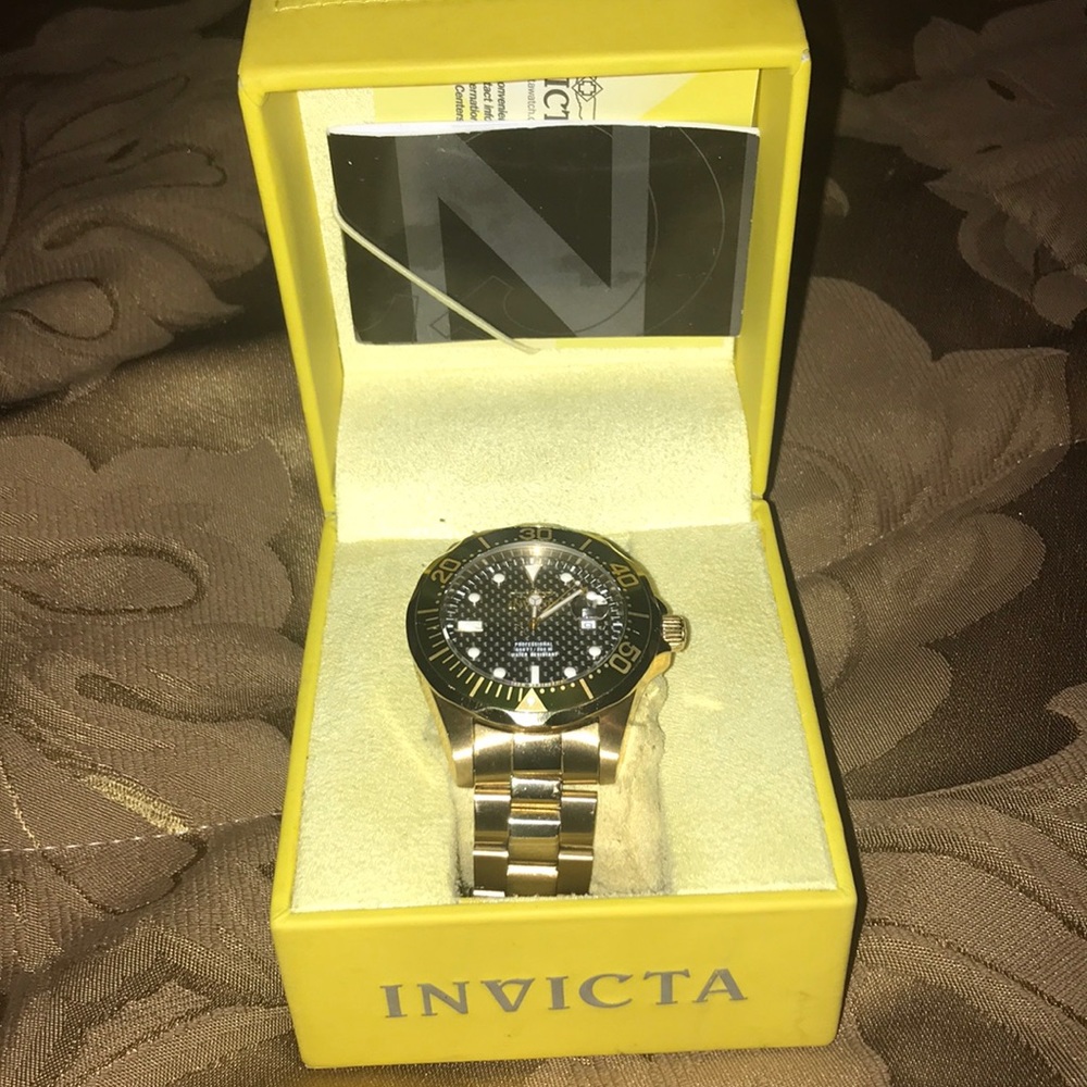 Gold Invicta Watch!